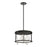 Eurofase 4LT Round LED Chandelier, BlackSilver - 38636-028