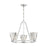 Eurofase Ricca 3 Light Chandelier, Chrome/Clear crystal - 38865-015