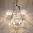 Eurofase Ricca Chandelier, Chrome/Clear crystal