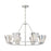 Eurofase Ricca 6 Light Chandelier, Chrome/Clear crystal - 38866-012