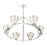 Eurofase Ricca Chandelier, Chrome/Clear crystal