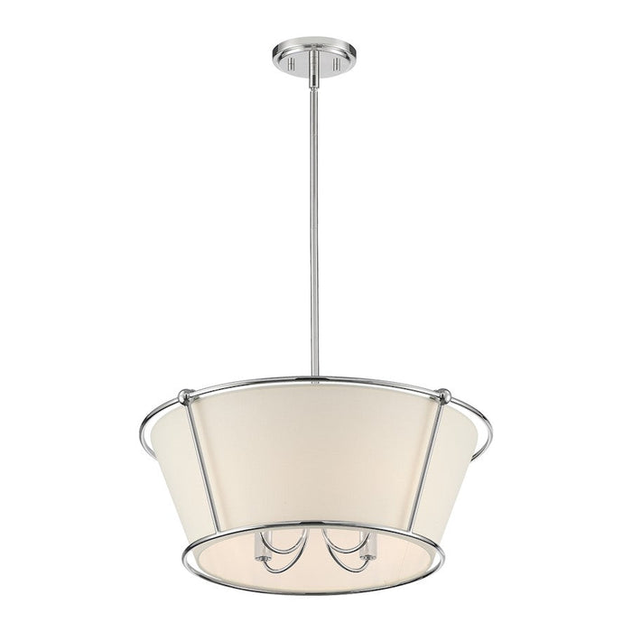 Eurofase Pulito 4 Light Semi Flush, Polished Nickel