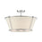 Eurofase Pulito 4 Light Semi Flush, Polished Nickel