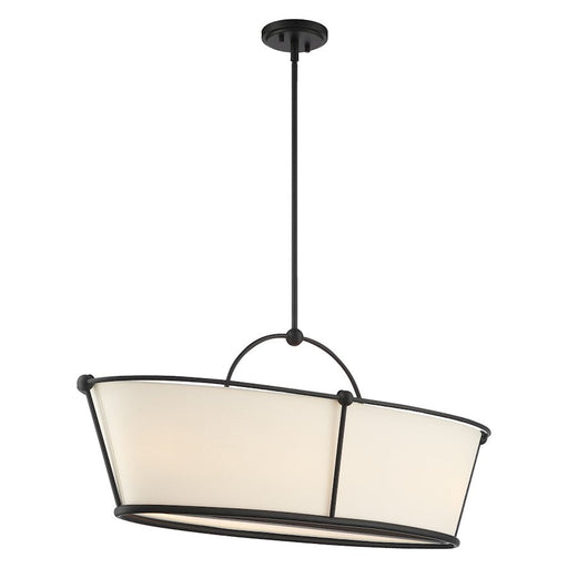 Eurofase Pulito 6 Light Island Pendant, Matter Black - 39046-017