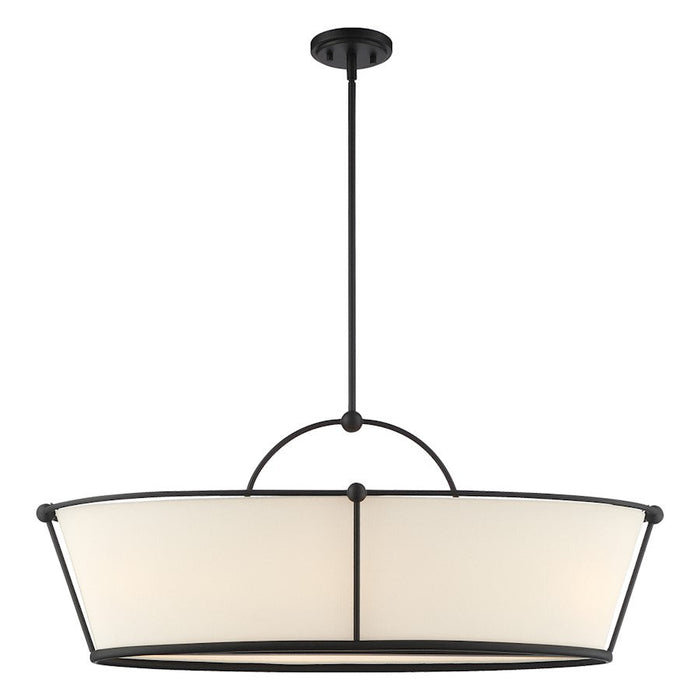 Eurofase Pulito 6 Light Island Pendant, Matter Black