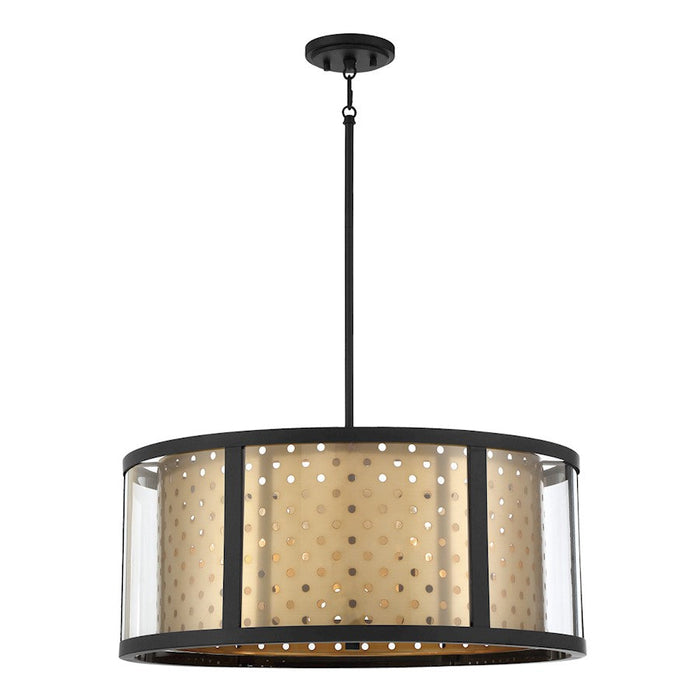 Eurofase Grado 6 Light Pendant, Gold/Clear - 39416-025