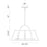 Eurofase Campana Chandelier, Satin Nickel/Black