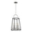 Eurofase Campana 4 Light Lantern, Satin Nickel/Black - 39423-016