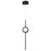 Eurofase Barletta 1 Light LED Pendant, Black - 39463-012