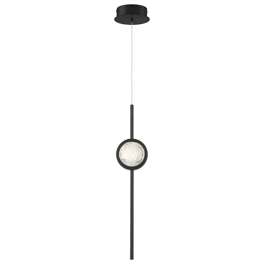 Eurofase Barletta 1 Light LED Pendant, Black - 39463-012