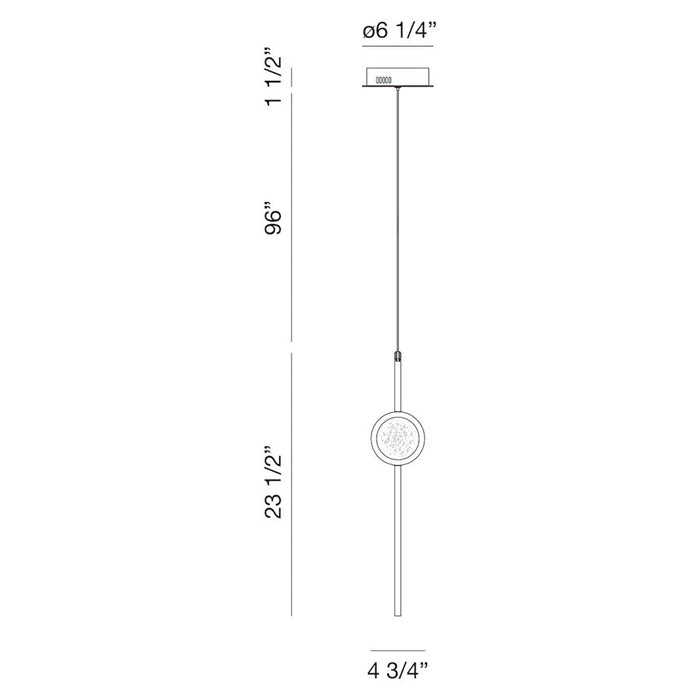 Eurofase Barletta 1 Light LED Pendant