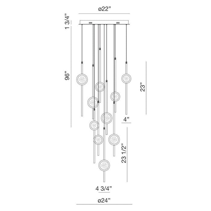 Eurofase Barletta LED Chandelier