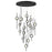 Eurofase Barletta 16 Light LED Chandelier, Black - 39465-016