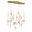 Eurofase Barletta 12 Light LED Chandelier, Brass - 39466-020