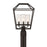 Eurofase Bastille 4 Light18" Outdoor Post Light, Satin Black - 41959-015