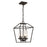 Eurofase Bastille 4 Light 16" Outdoor Pendant, Satin Black - 41960-011