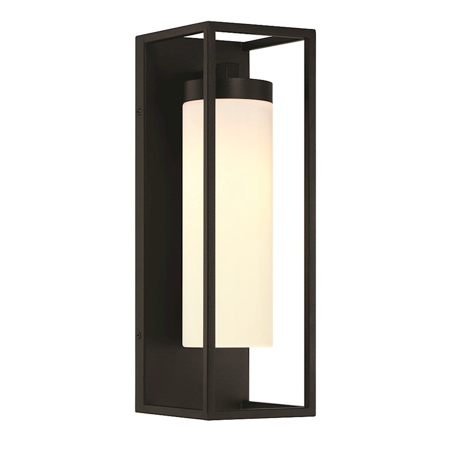 Eurofase Ren 1 Light 17" Outdoor Wall Sconce, Satin Black - 41962-015