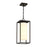 Eurofase Ren 1 Light Outdoor Pendant, Satin Black - 41964-019