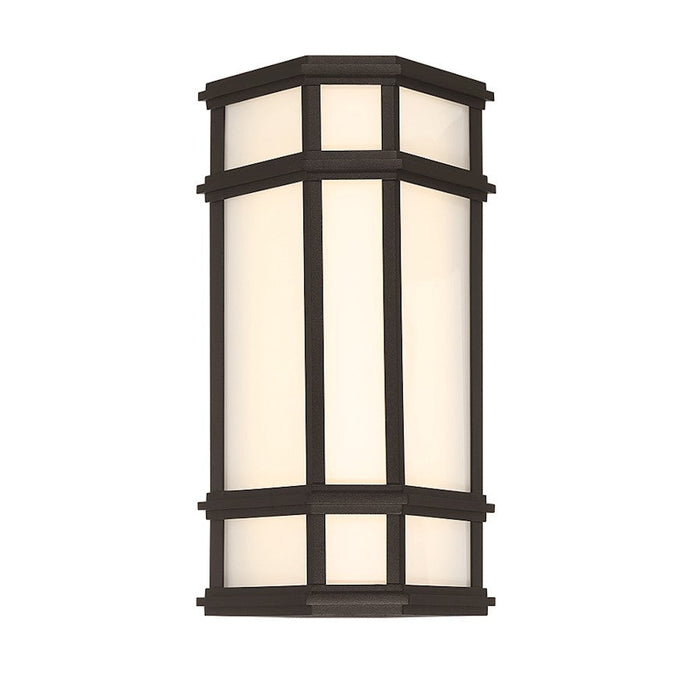 Eurofase Mont?1 Light 14" Outdoor LED Wall Sconce, Satin Black - 42687-016