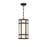 Eurofase Mont?1 Light 18" Outdoor LED Pendant, Satin Black - 42691-013