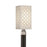 Eurofase Clover 1 Light 18" LED Post Light, Aged Silver - 42700-025