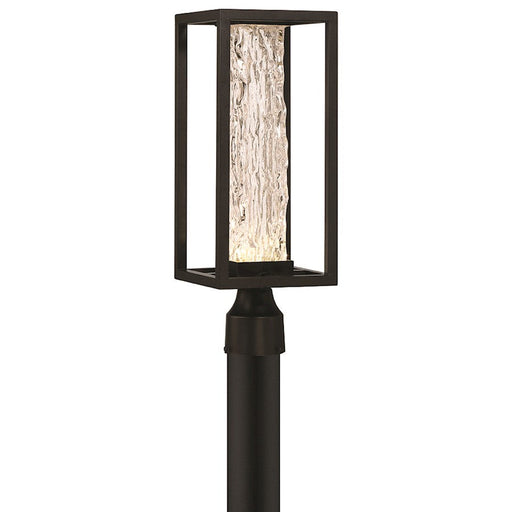 Eurofase Ilya 1 Light 7" Outdoor LED Post Light, Satin Black - 42703-013