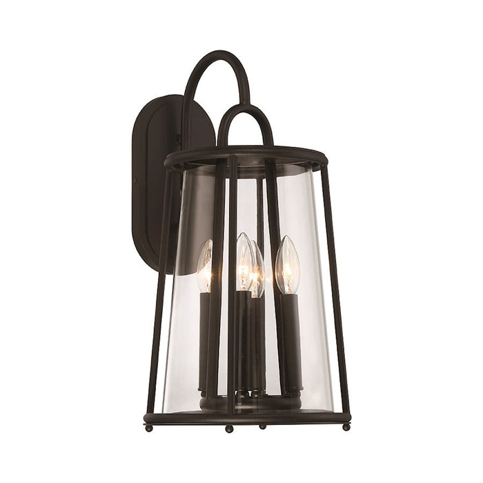 Eurofase Daulle 6 Light 25" Outdoor Wall Sconce, Satin Black - 42720-010