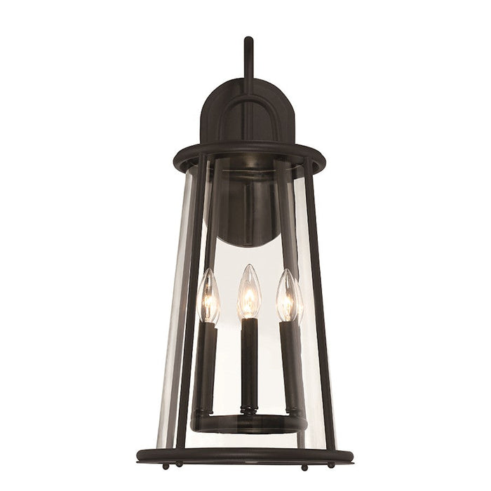 Eurofase Daulle 4 Light 19" Outdoor Wall Sconce, Satin Black - 42721-017