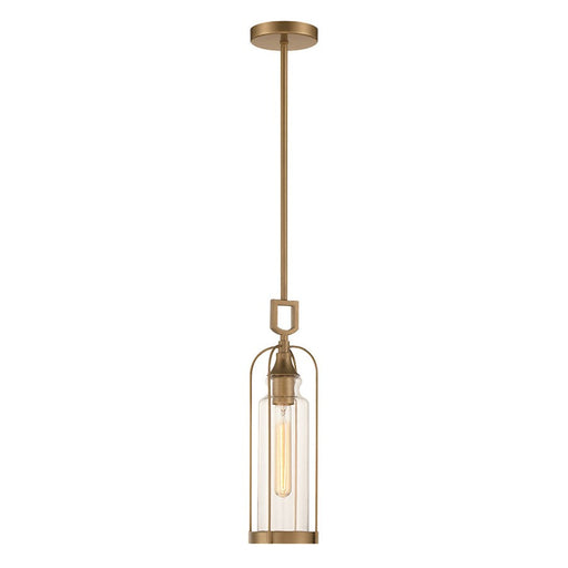 Eurofase Yasmin 1 Light 5" Outdoor Pendant, Aged Gold - 42727-026