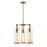 Eurofase Yasmin 3 Light 18" Outdoor Chandelier, Aged Gold - 42728-027