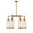 Eurofase Yasmin 6 Light 27" Outdoor Chandelier, Aged Gold - 42729-021