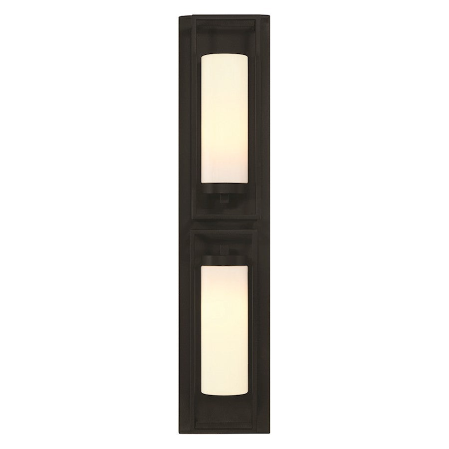 Eurofase Ren 2 Light 36" Outdoor Wall Sconce, Satin Black - 42732-013