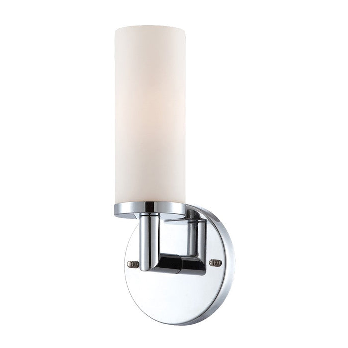 Eurofase Sydney 1-Light Wall Sconce, Chrome/White - SC-1SNE-25