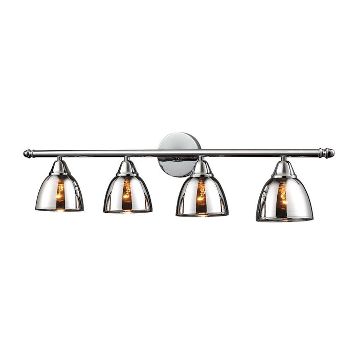 ELK Lighting Reflections 4-Light Vanity Lamp, Chrome/Chrome-Plated - 10074-4