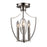 ELK Lighting Dione 3-Light Semi Flush, Polished Nickel - 10119-3