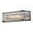 ELK Lighting Braxton 2-Light Vanity Sconce, Nickel/Ribbed Glass - 10126-2