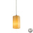 ELK Lighting Piedra 1-Light Mini Pendant, Nickel/Stone, Adapter - 10169-1-LA