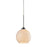 ELK Lighting Cassandra 1-Light Mini Pendant, Chrome/White Glass - 10240-1WH