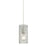 ELK Lighting Ice Fragments 1-Light Mini Pendant, Nickel/Clear - 10242-1CL