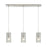 ELK Lighting Ice Fragments 3-Light Linear LP Pendant, Nickel/Clear - 10242-3LP