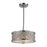 ELK Lighting Genevieve 3-Light Semi Flush, Chrome/Crystal & Mesh Shade - 31101-3