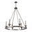 ELK Lighting Port Solerno 6-Light Chandelier, Satin Nickel - 31225-6