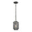 ELK Lighting Slatington Mini Pendant, Nickel & Graphite/Mesh - 31236-1