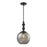 ELK Lighting Watersphere 1-Light Mini Pendant, Bronze/Hammered Smoke - 31381-1OB