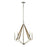 ELK Lighting Madera 5-Light Chandelier, Polished Nickel and Taupe - 31475-5