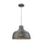 ELK Lighting Pleasant Fields 1-Light 14" Pendant, Grey/Gray Wicker - 31641-1