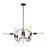 ELK Lighting Transit 8-Light Chandelier, Silvered Graphite - 31991-8