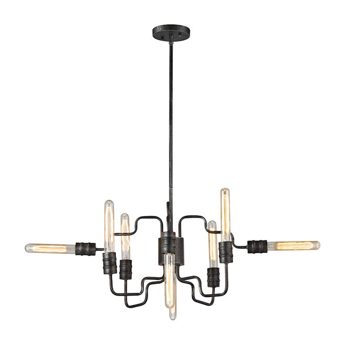 ELK Lighting Transit 8-Light Chandelier, Silvered Graphite - 31991-8