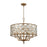 ELK Lighting Armand 6-Light Large Chandelier, Gold/Clear Crystals - 32097-6