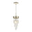 ELK Lighting Morning Frost 1-Light 6" Mini Pendant, Silver/Clear - 32343-1